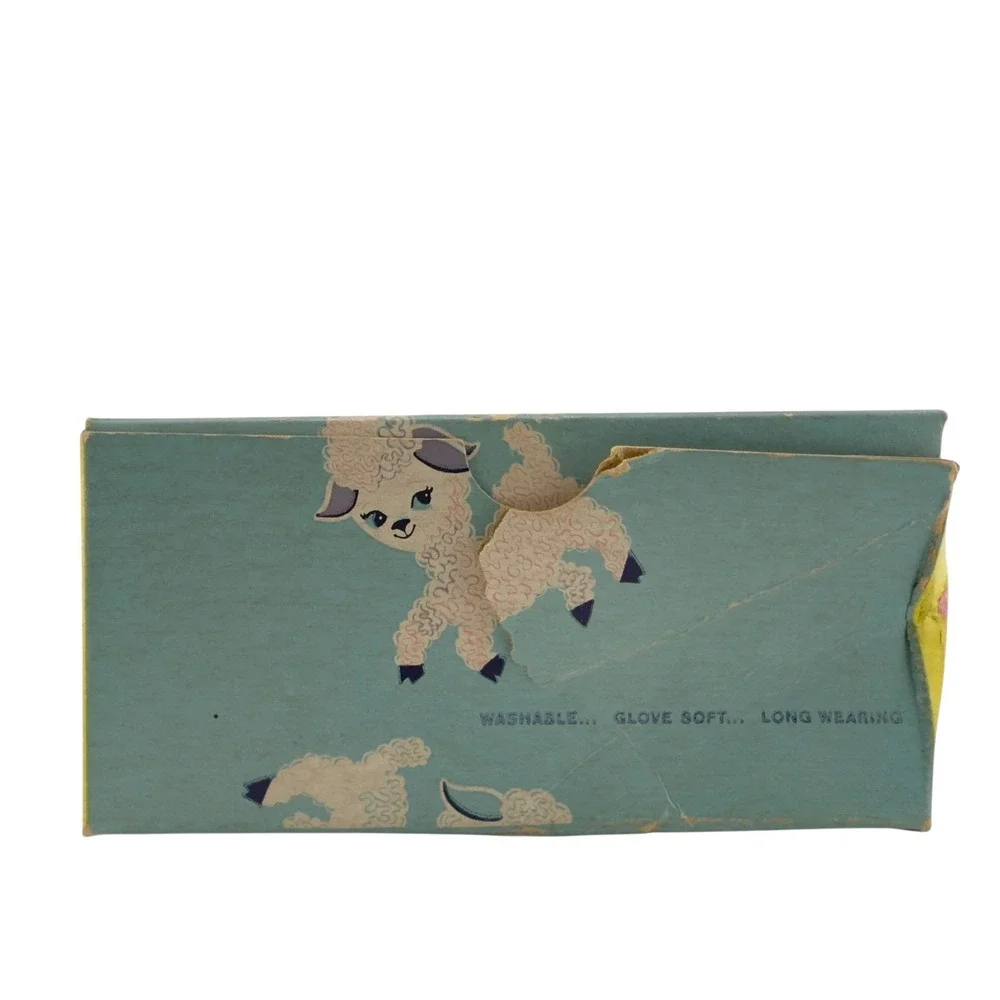Vintage‎ 1960 Wee Walker Baby Shoes White Leather High Tops Box Pamphlet Sz 1